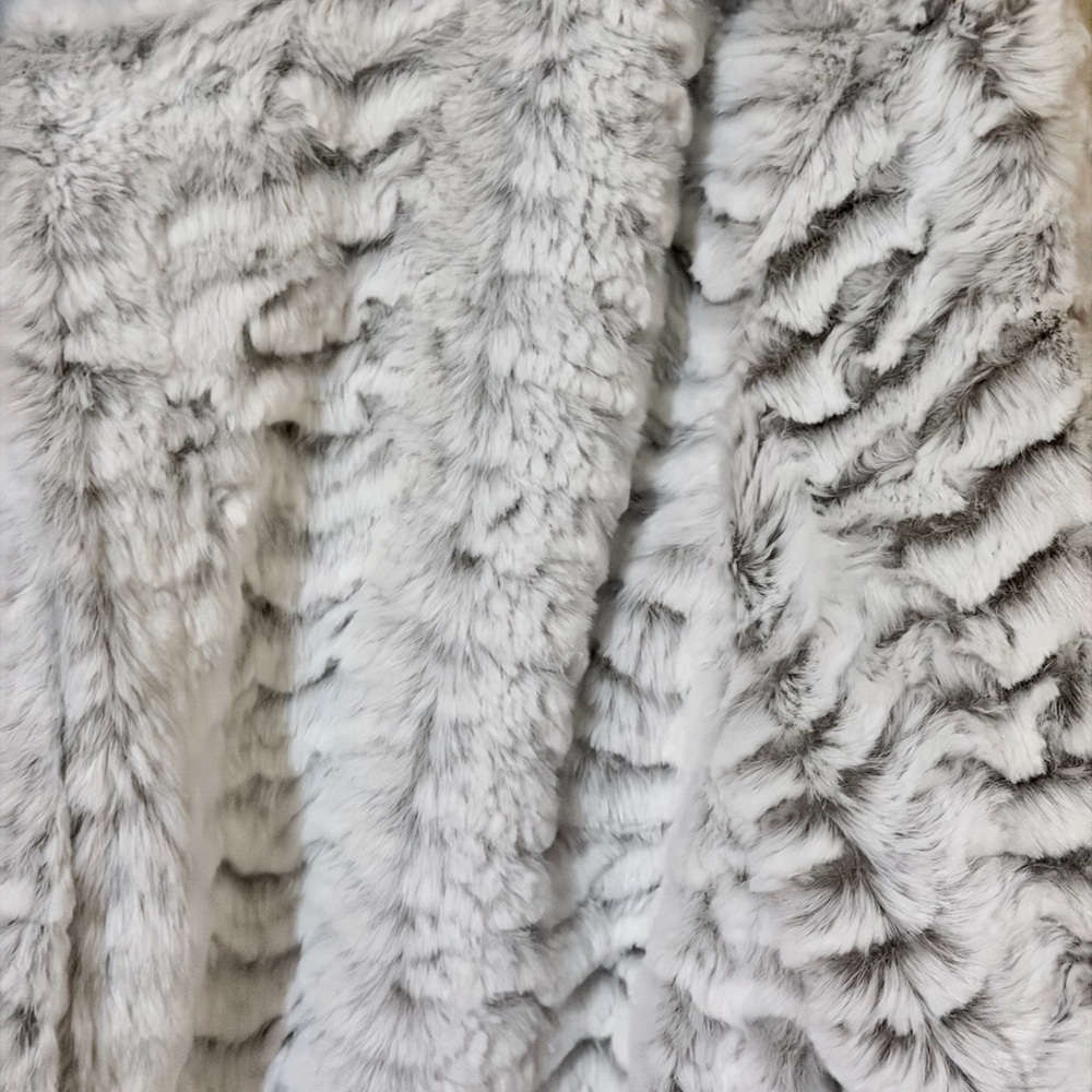 Planet Gold Textured Teddy Jacket - Cream - Picture 4 of 8